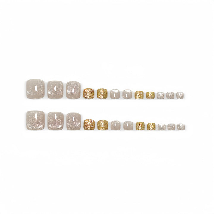Artificial nails with elegant glitter effect Stornfield