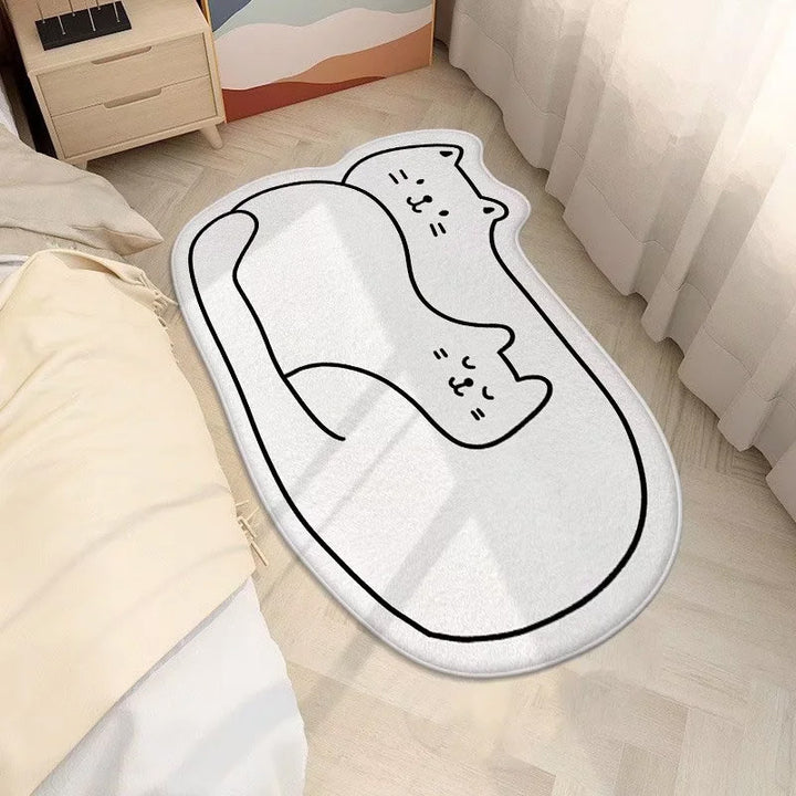 Cute Cat-Shaped Area Rug Stornfield