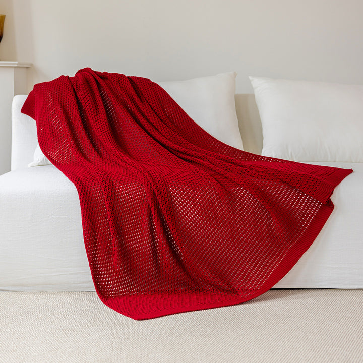 Lightweight Woven Throw Blanket