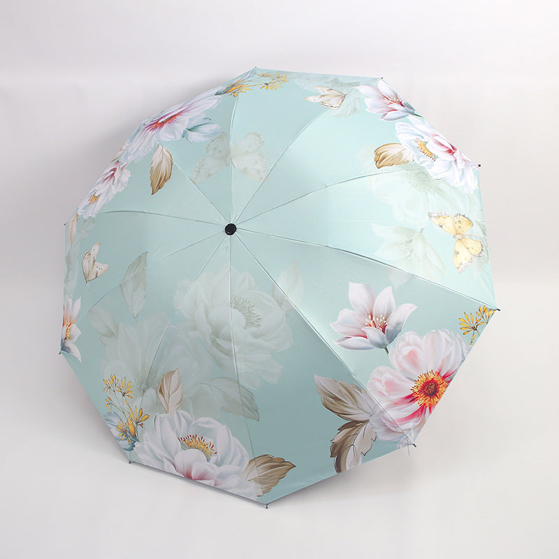 Women's umbrella with floral patterns and UV protection Stornfield