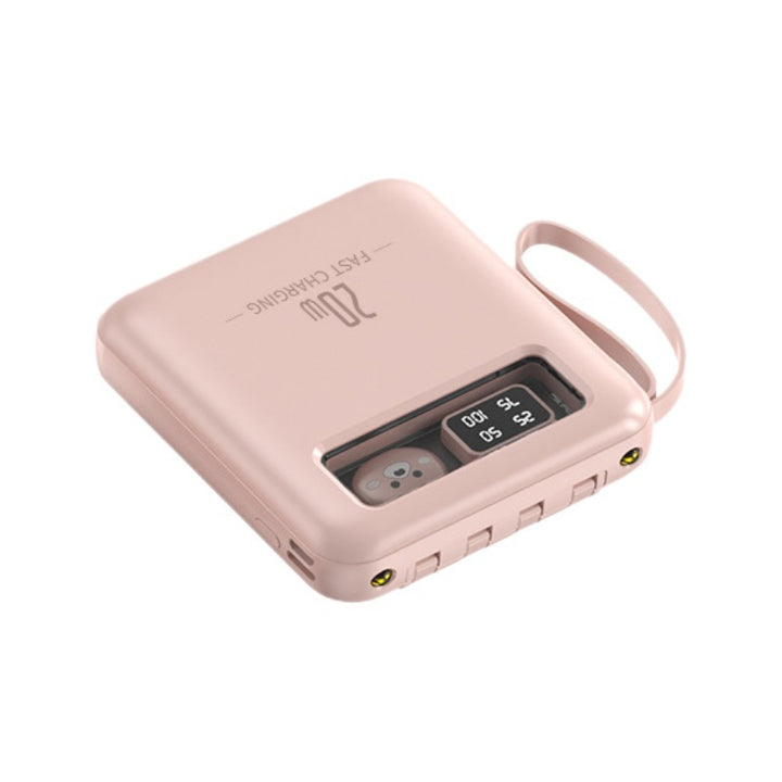Portable power bank with integrated LED display and multifunctional charging ports Stornfield