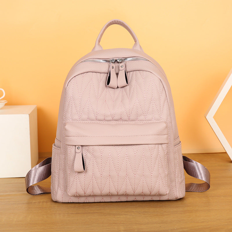 Quilted Leather Backpack Stornfield