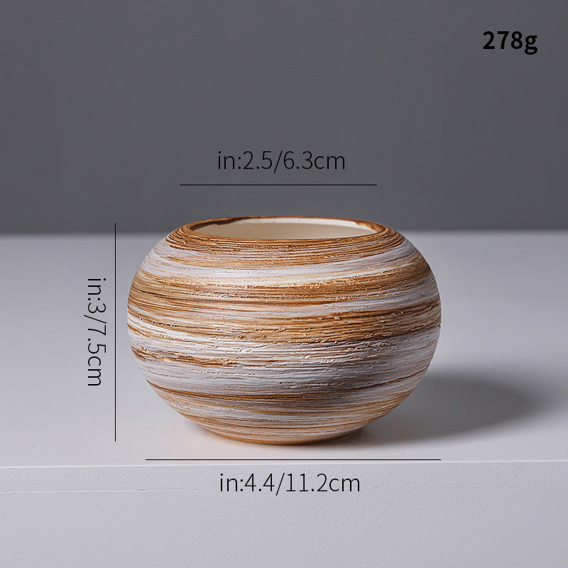 Artistic Spiral Design Ceramic Vase Stornfeild