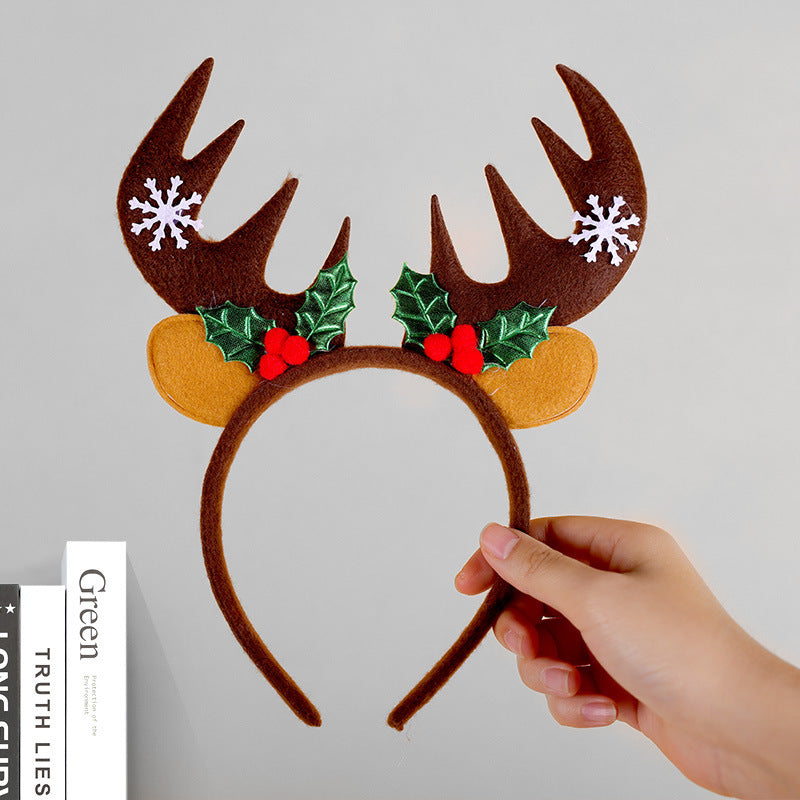 Festive Reindeer Antler Headband