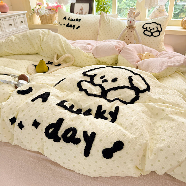 Playful Polka Dot Comforter Set