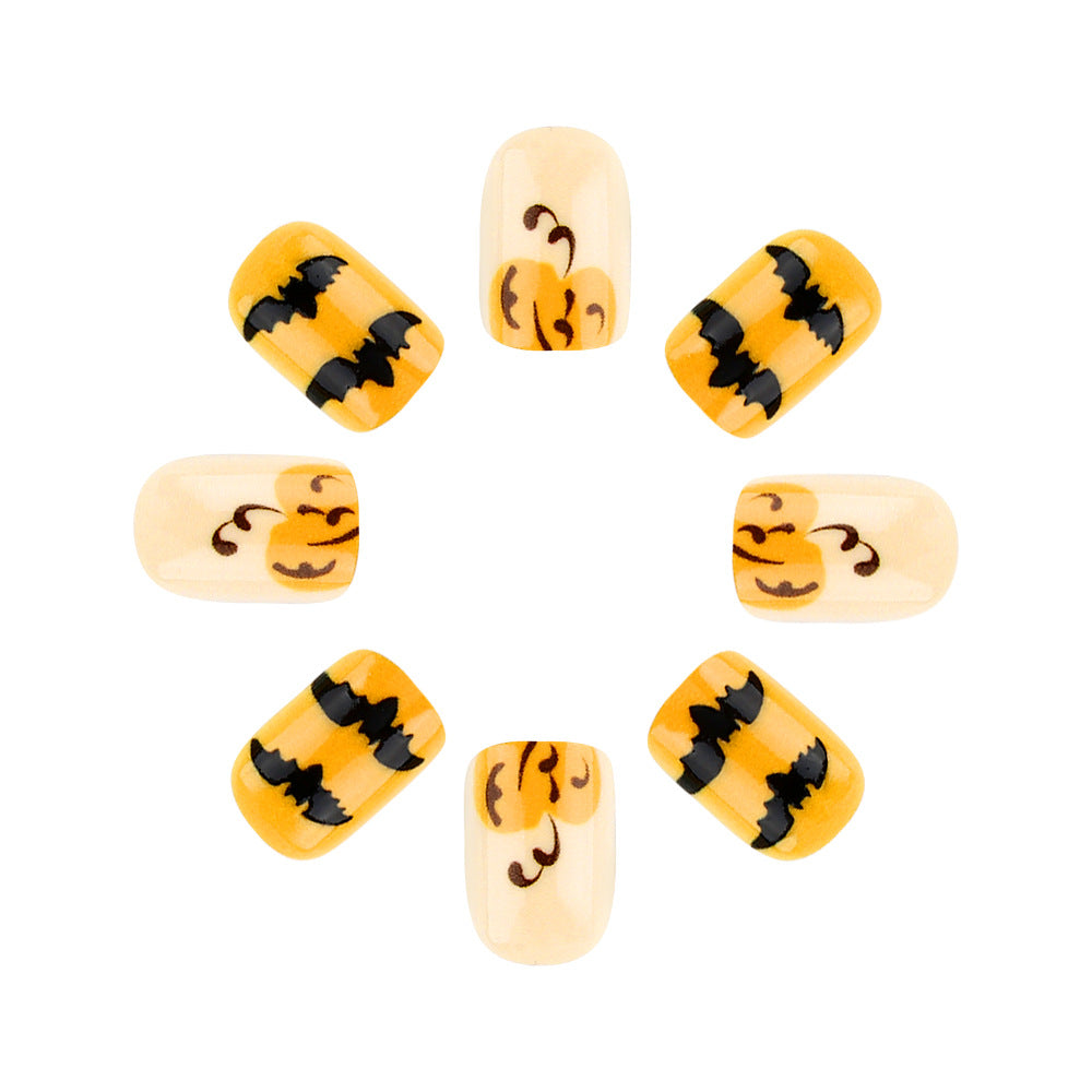 Seasonal Halloween-Themed Press-On Nail Art Set Stornfield