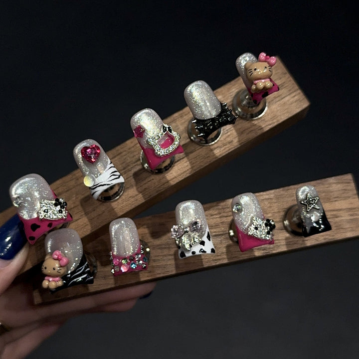 Creative Art Nails with Playful Design Stornfield