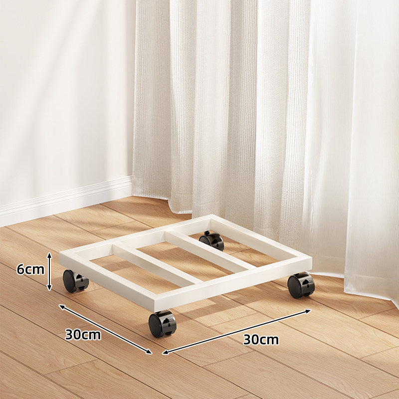 Low-Profile Round Plant Pot Dolly with 360° Swivel Casters