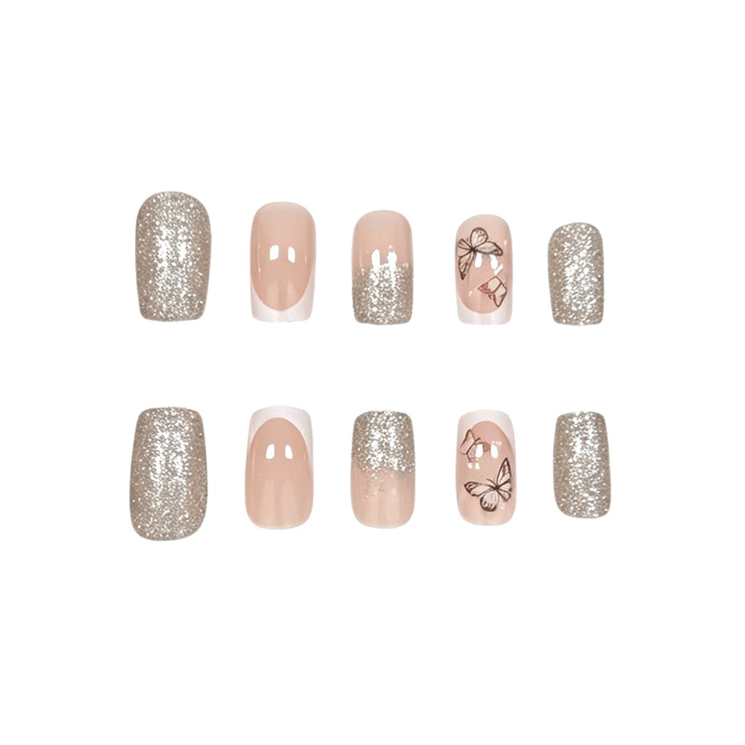 Decorative Butterfly Glitter Nail Art Stornfield
