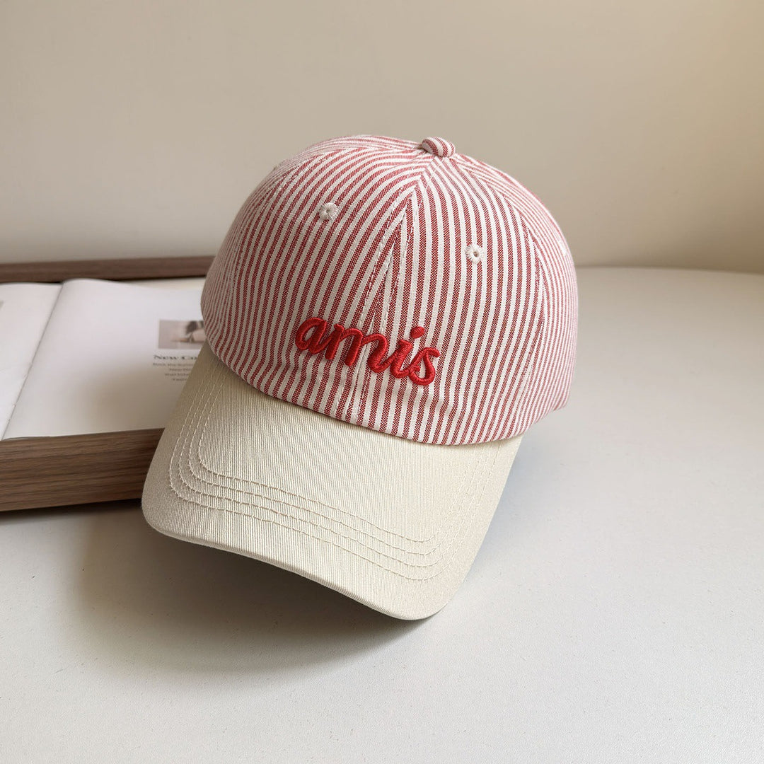 Women's Striped Cotton Baseball Cap Stornfield