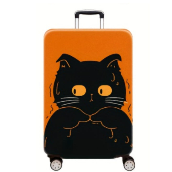 Women's Hard Shell Suitcase with Charming Cat Design Stornfield