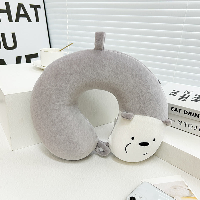 Women's Neck Support Pillow with Playful Design Stornfield