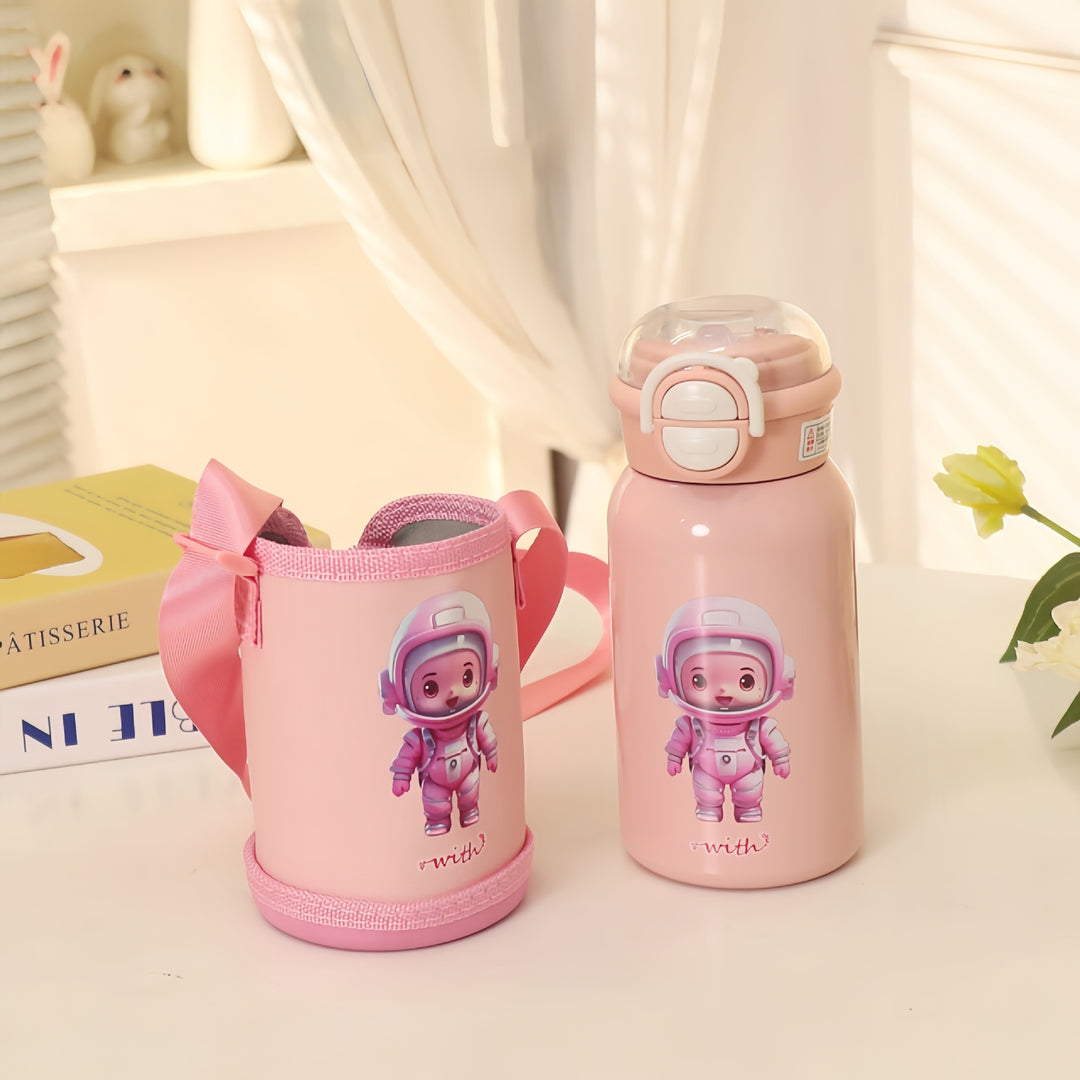 Ladies Insulated Water Bottle with Child-Friendly Design and Adjustable Carrying System Stornfield