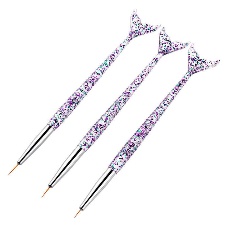 Mermaid Tail Nail Art Brush Set Stornfield