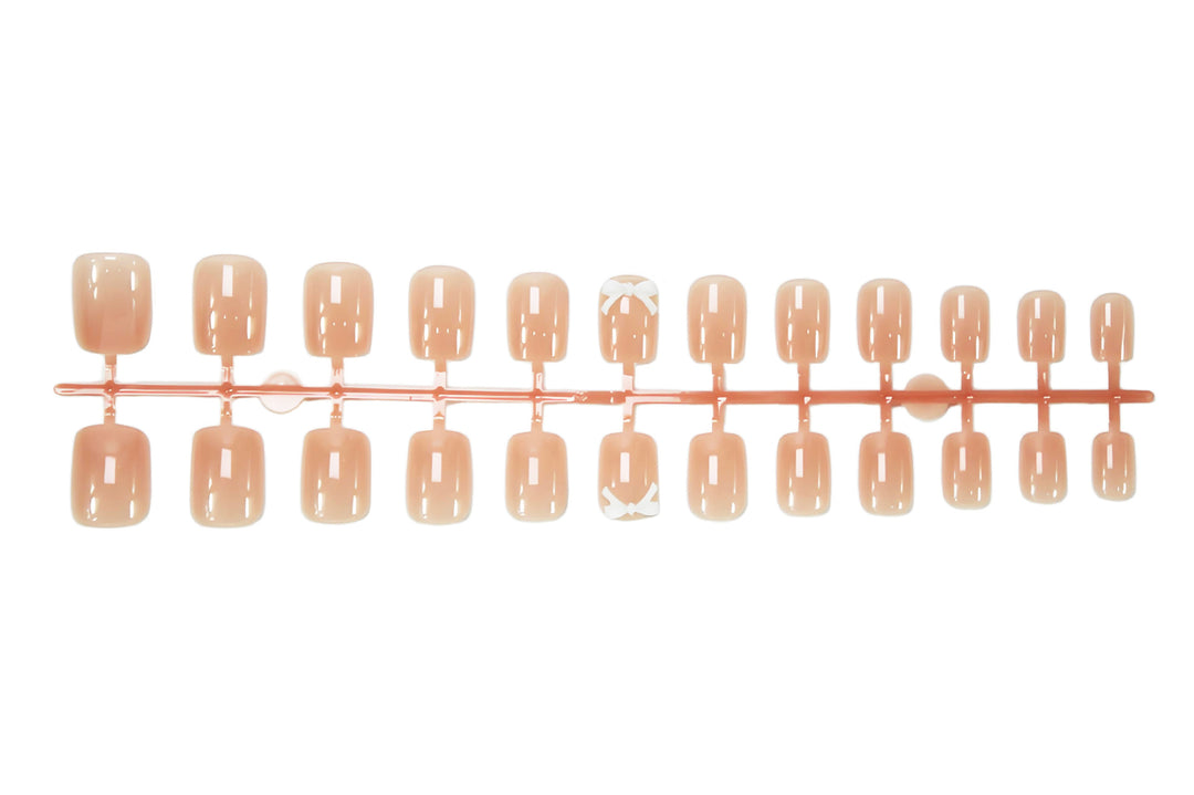 Artificial nail set with romantic bow designs Stornfield