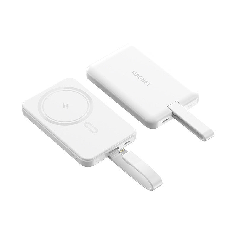 Magnetic power bank with wireless charging function and integrated quick charging Stornfield