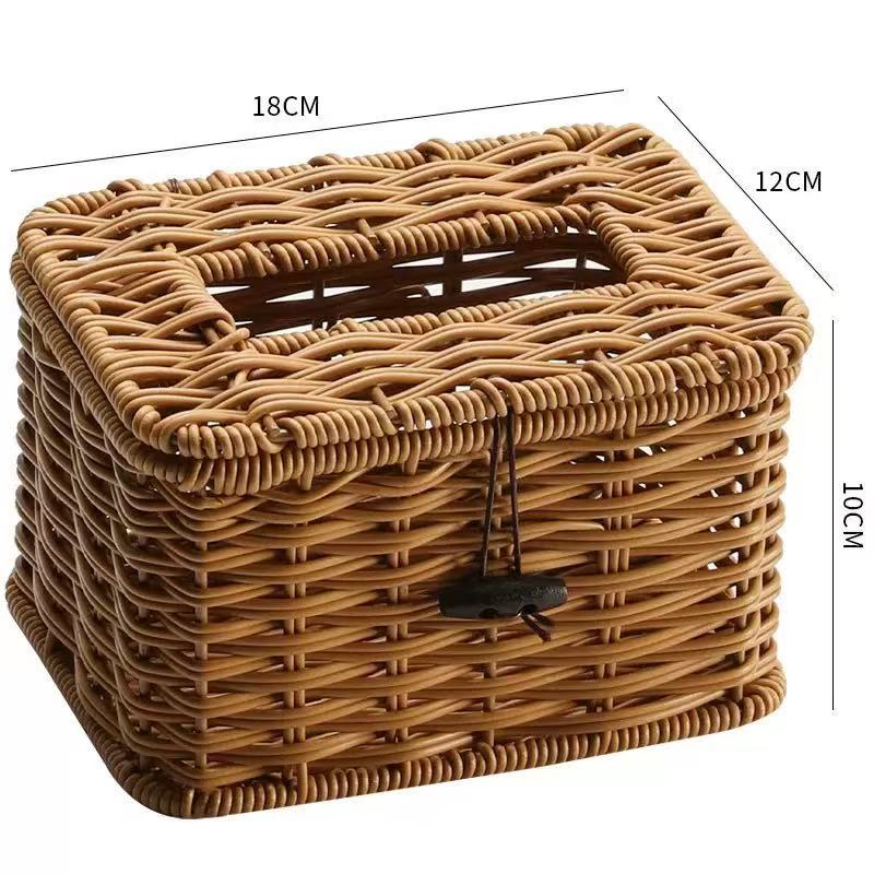 Handcrafted Wicker Storage Box Stornfield