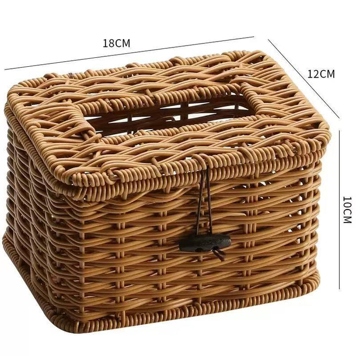 Handcrafted Wicker Storage Box Stornfield