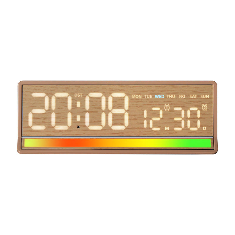 Digital alarm clock with clear LED display and date display Stornfield