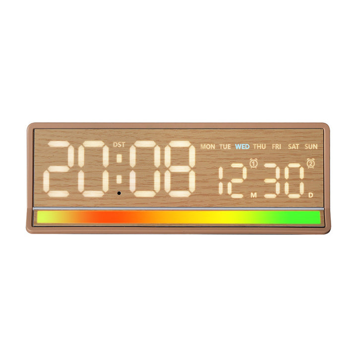 Digital alarm clock with clear LED display and date display Stornfield