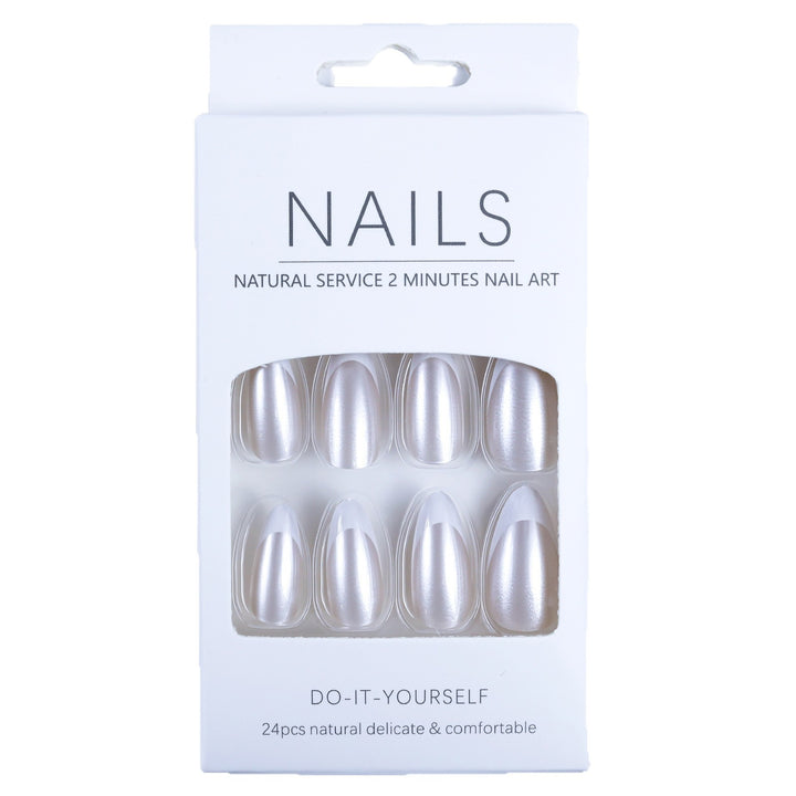Artificial nails in elegant French tip design Stornfield