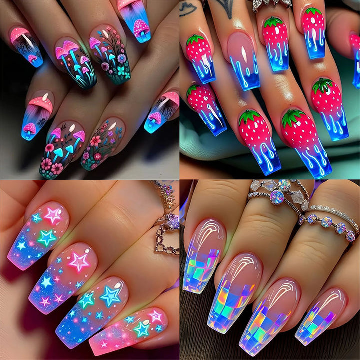 Iridescent Acrylic Nail Enhancements Stornfield