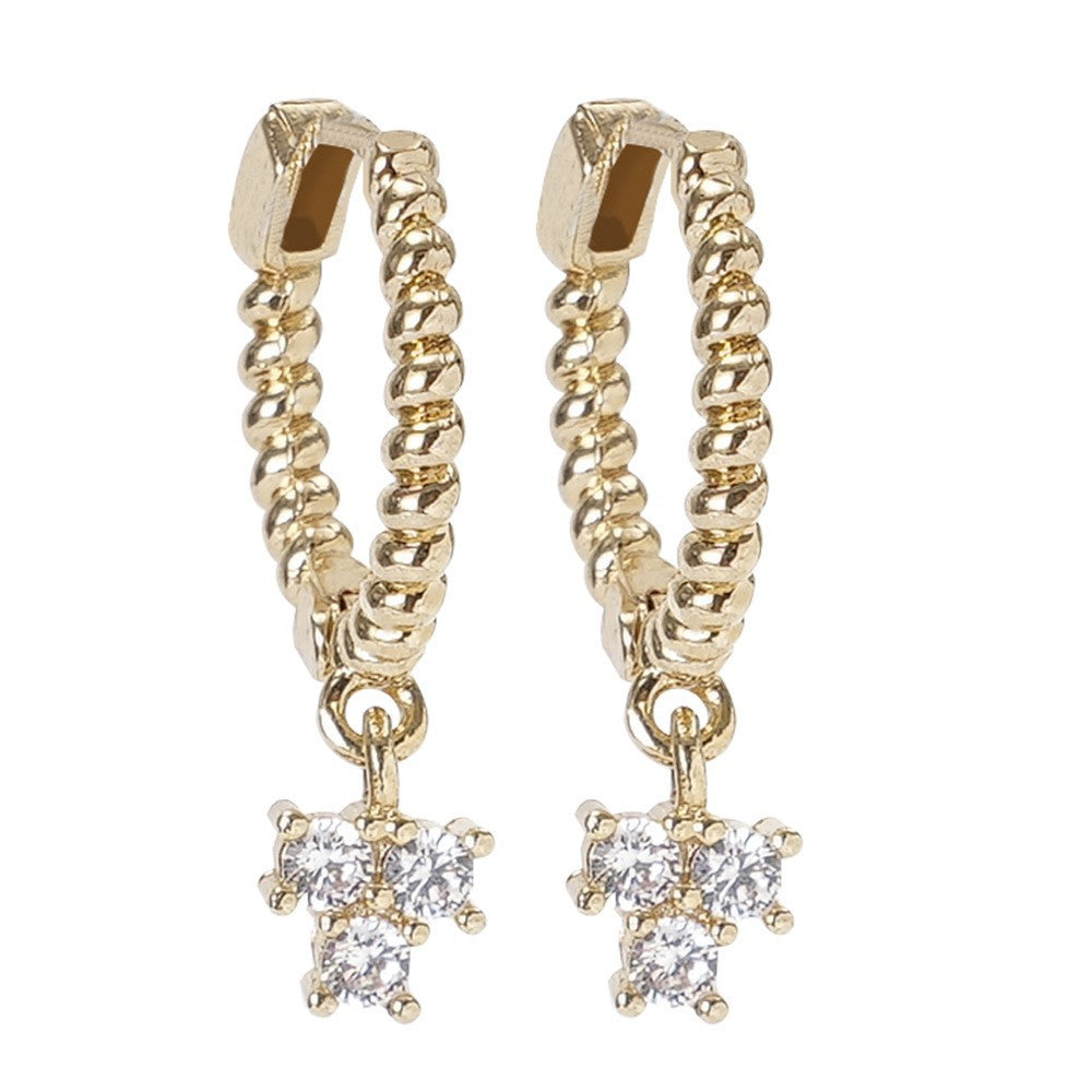 Sleek Curved Huggie Earrings Stornfield
