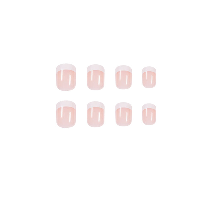 Artificial nails in French Tip design Stornfield