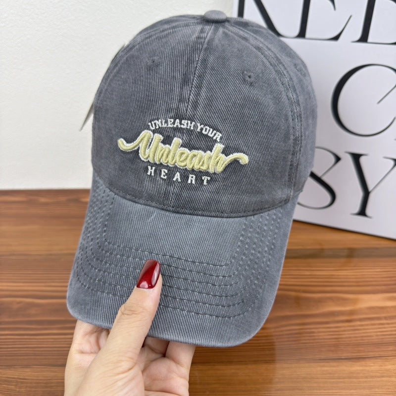Women's Embroidered Heart Graphic Baseball Cap Stornfield