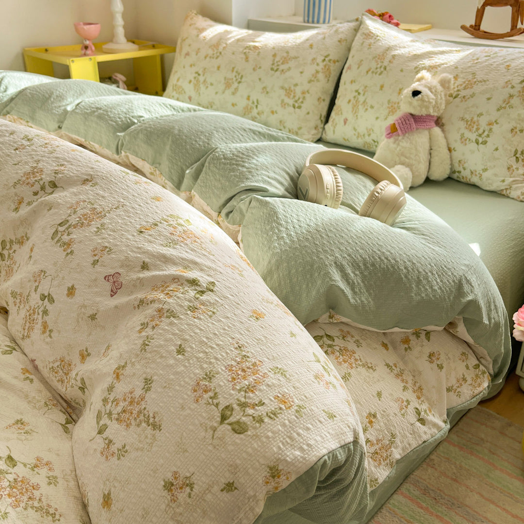 Floral Patterned Duvet Set