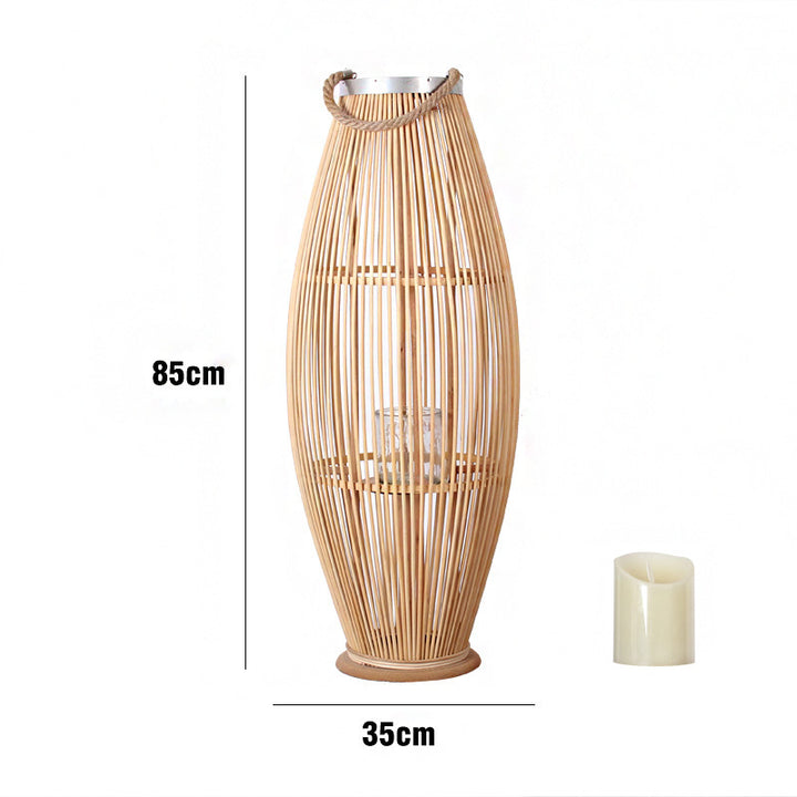 Elegant Rattan Lantern Stornfield