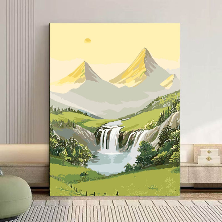 Scenic Mountain Landscape Canvas Art Stornfield 1785768018