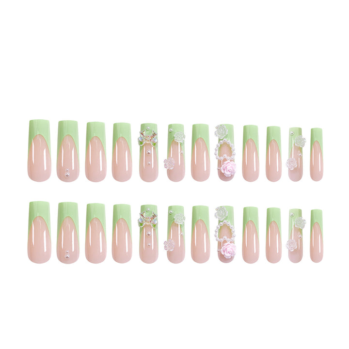 Artful artificial nails with floral and decorative accents Stornfield
