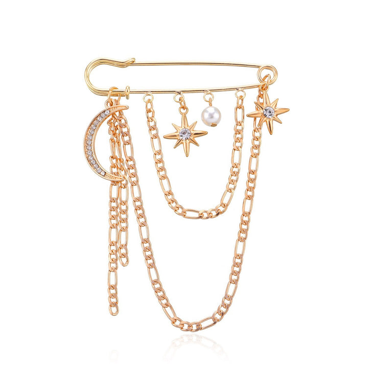 Glamorous Chain Brooch Stornfield