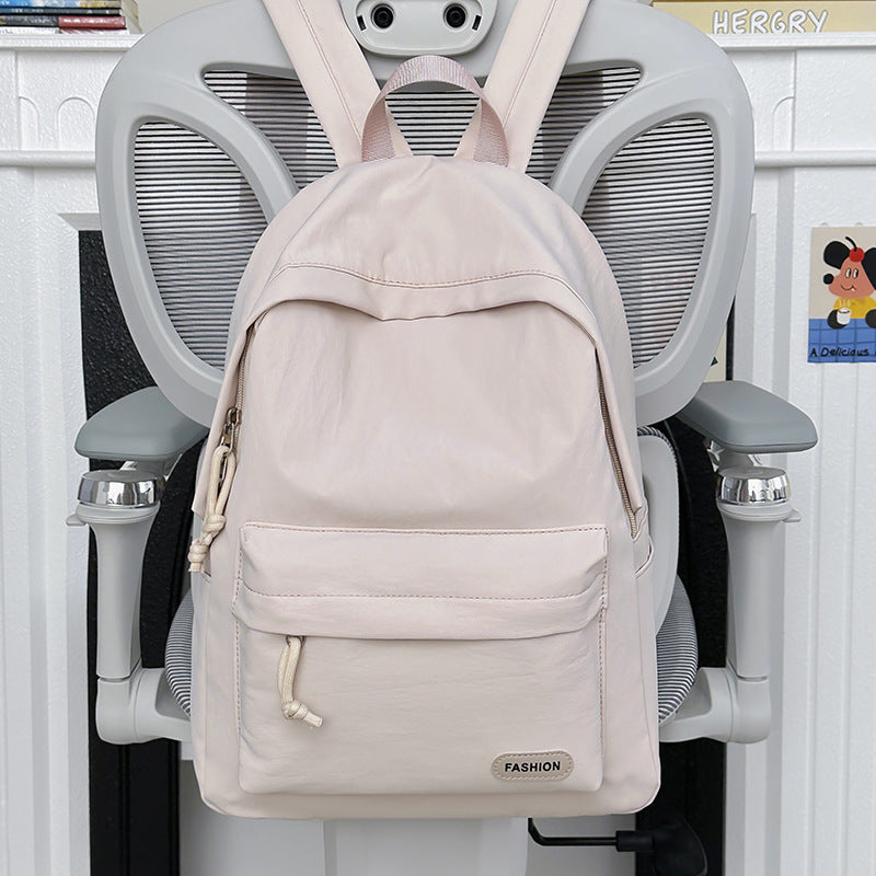 Stylish Casual Backpack with Cute Plush Charm Stornfield