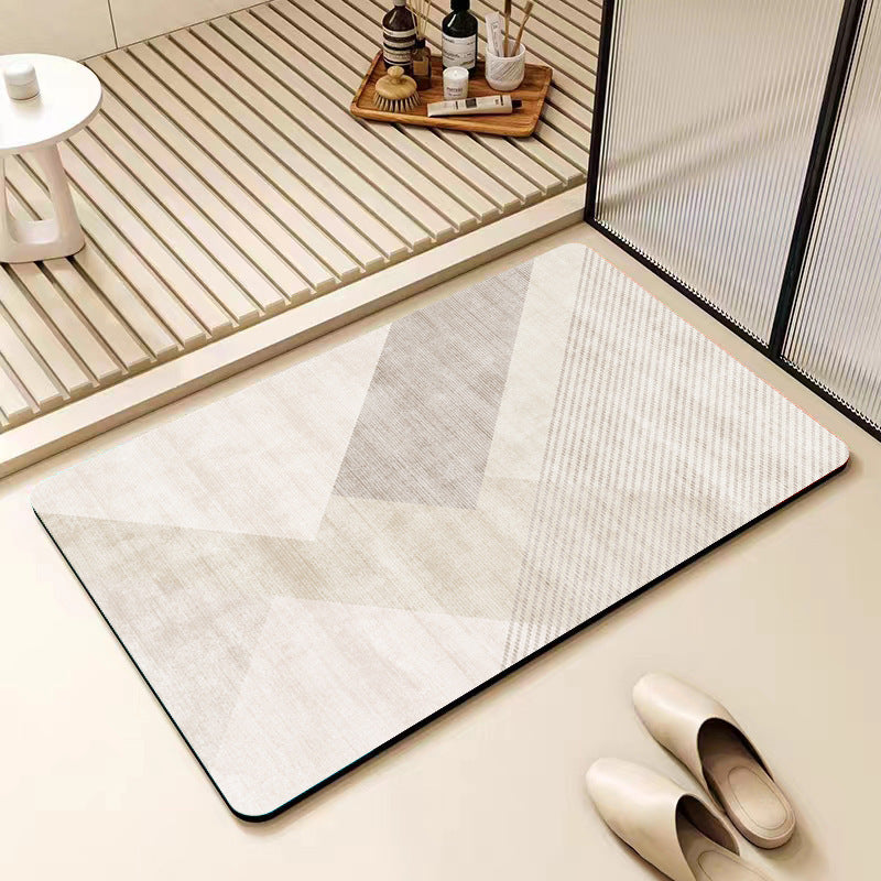 Modern Abstract Bathroom Mat