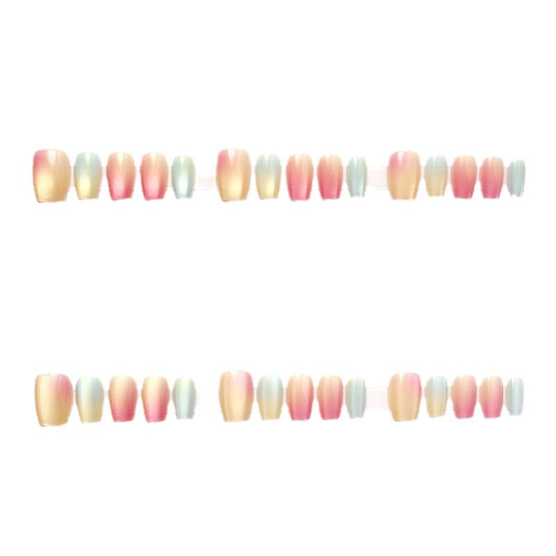 Ombre Effect Press-On Nail Set Stornfield