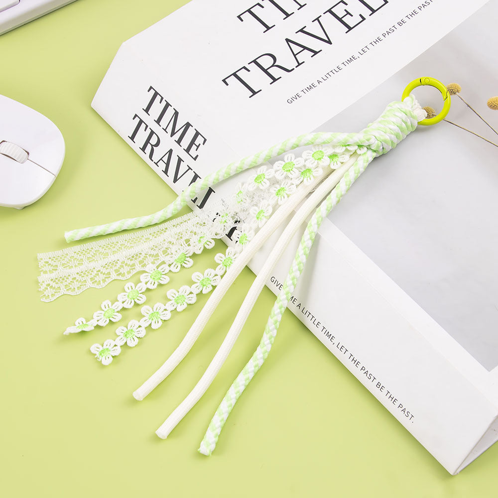 Decorative Lace and Braided Keychain Stornfield