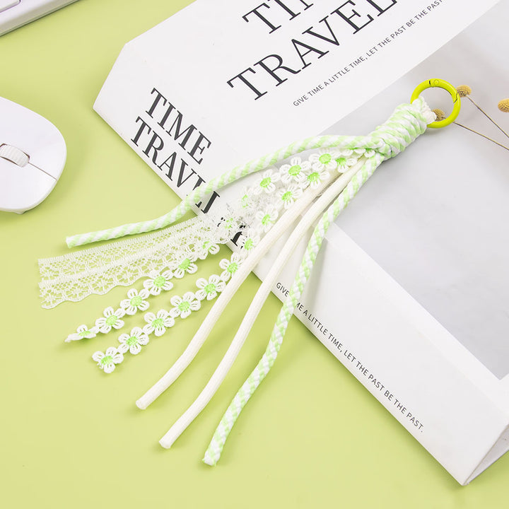Decorative Lace and Braided Keychain Stornfield
