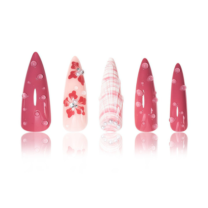 Floral Art Nail Extensions Stornfield