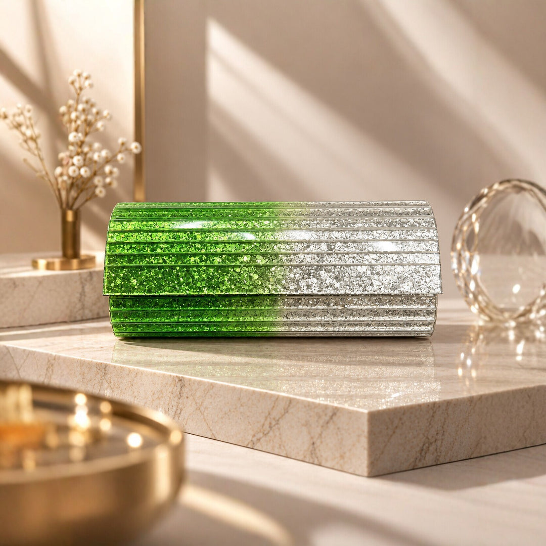 Glamorous Glitter Twist Clutch