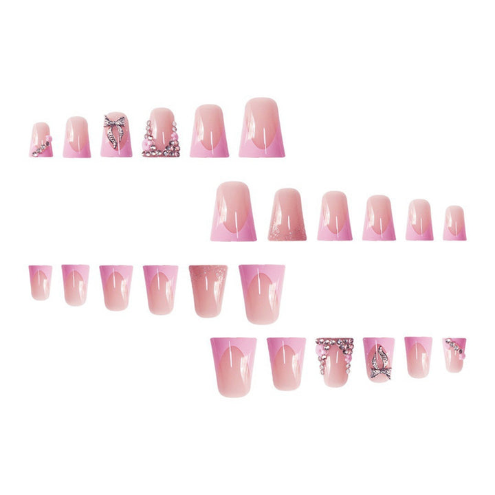 Decorative 3D Floral Acrylic Press-On Nails Stornfield