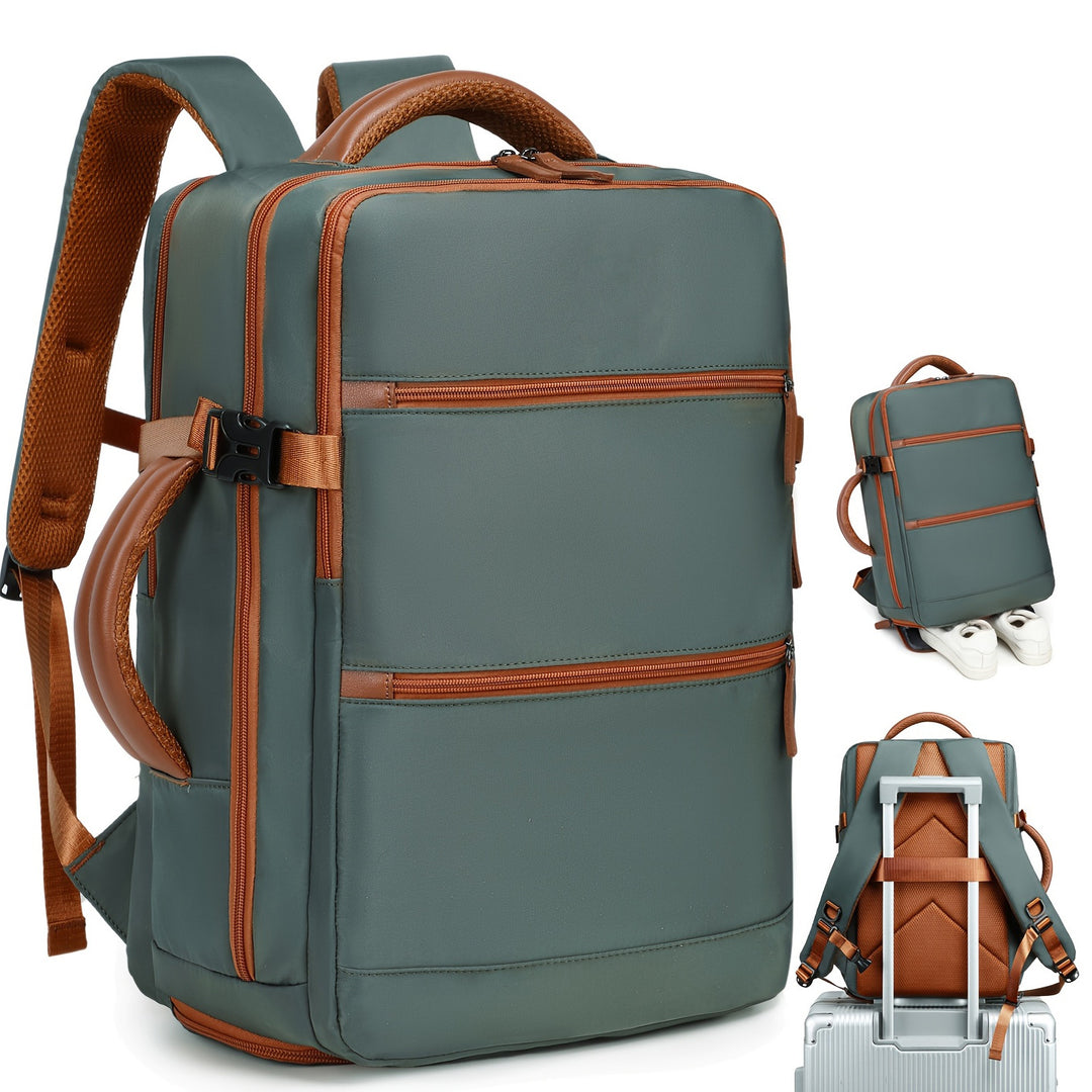 Unisex multifunctional business backpack with padded laptop compartment and removable carrying handle Stornfield