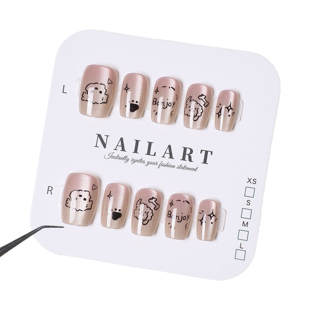 Creative Cartoon-Themed Press-On Nail Set Stornfield