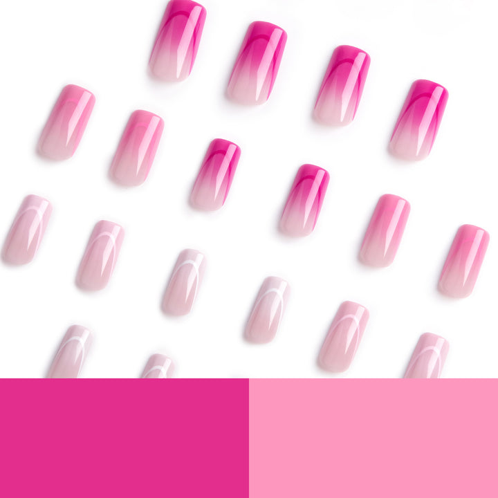 Artistic nail extensions with elegant ombre effects Stornfield