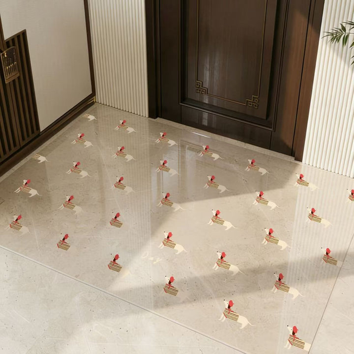 Playful Dinosaur-Themed Area Mat