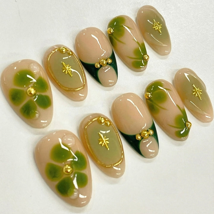 Elegant Botanical Nail Art Stornfield
