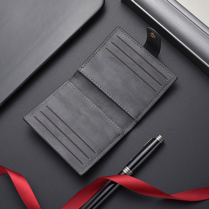 Sleek Leather Card Wallet