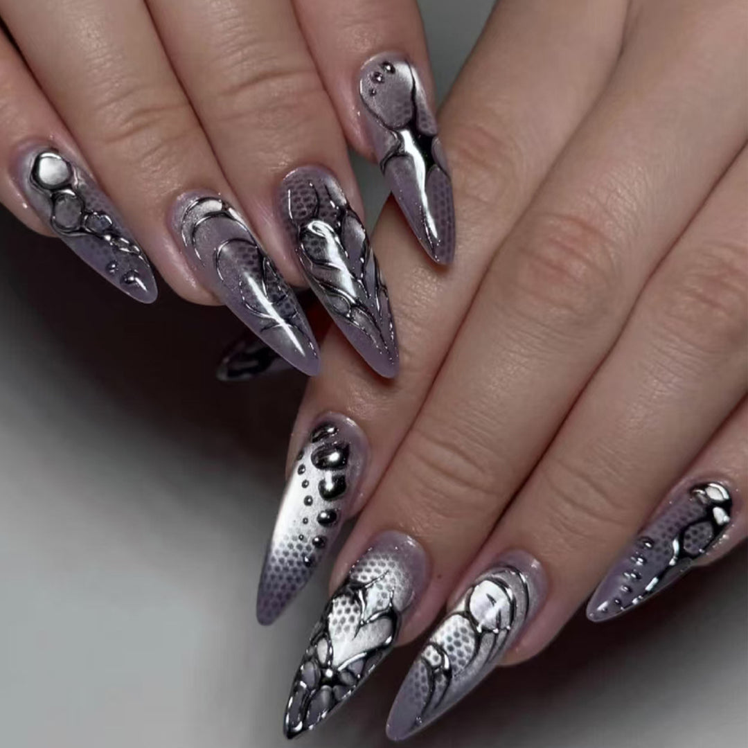 Artful Nail Tips with Modern Design Stornfield