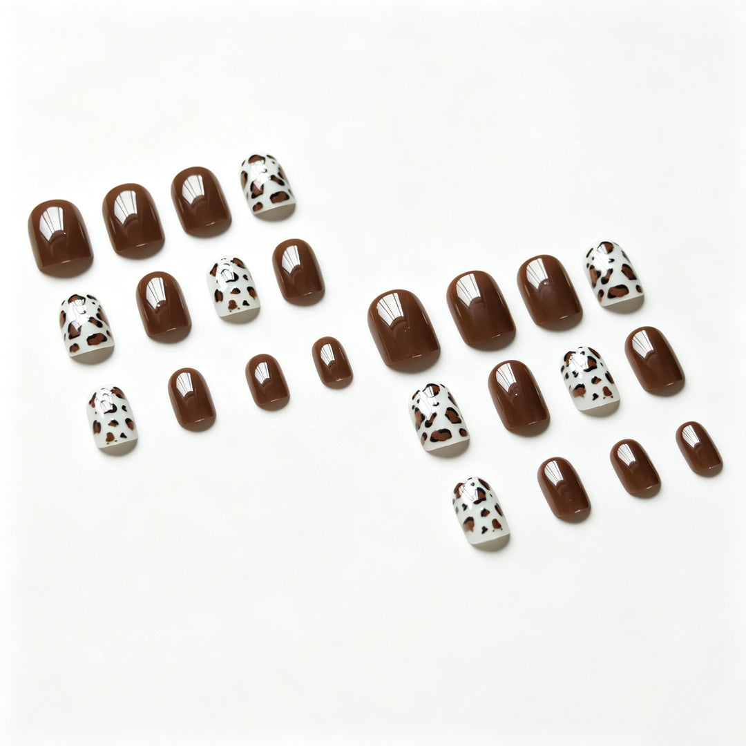 Leopard Print Nail Art Kit